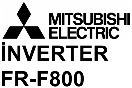 Mitsubishi F800 Manual Türkçe